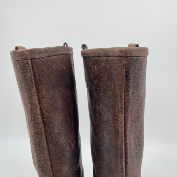 Lucky Brand Brown Leather Heeled Boots | Perfect for Any Occasion - Picture 6 of 10